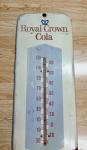 Vintage 26” Royal Crown Cola Advertising Thermometer