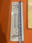 Vintage National Bushing Auto Parts Thermometer Sign
