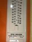 Vintage National Bushing Auto Parts Thermometer Sign