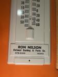 Vintage National Bushing Auto Parts Thermometer Sign