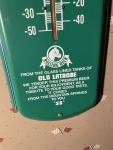 1988 Rolling Rock Beer Thermometer 27" Long