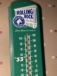 1988 Rolling Rock Beer Thermometer 27" Long