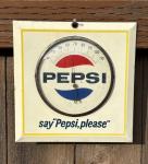 Pepsi Please Vintage Thermometer Sign for Collectors