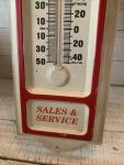 Chevrolet Sales & Service Antique Thermometer