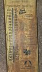 Vintage 24" Metal Thermometer Sign - Midway Truck