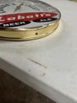 Labatt's Vintage Beer Thermometer Sign, 12" Diameter
