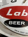 Labatt's Vintage Beer Thermometer Sign, 12" Diameter