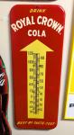 Royal Crown Cola Vintage Metal Wall Thermometer