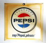Pepsi Please Vintage Thermometer by Permanent Sign