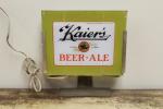 Kaier's Beer Back Bar Thermometer Sign