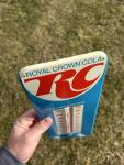 RC Royal Crown Cola Metal Thermometer Sign
