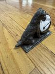Vintage Airedale Terrier Desk Thermometer Statue