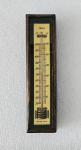 Antique Jolni British Thermometer in Oak Case