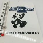 Felix Chevrolet Gas Station Thermometer 7.5 x 5