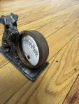 Vintage Airedale Terrier Desk Thermometer Statue