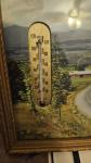 1909 Soda Advertising Framed Thermometer Display