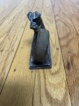 Vintage Airedale Terrier Desk Thermometer Statue