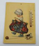 Taylor Brothers Vintage Thermometer Girl with Puppy
