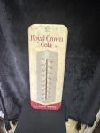 Royal Crown Cola Vintage Thermometer Tin Sign