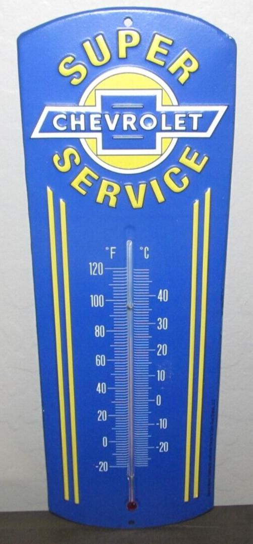 Chevrolet Super Service Antique Style Thermometer