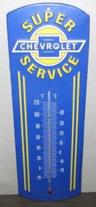Chevrolet Super Service Antique Style Thermometer