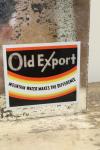 Old Export Beer Thermometer with Mirror Sign