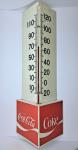 1970s Coca Cola Triangle Advertising Thermometer 15”