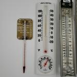 Vintage Old Taylor Thermometer in Metal Tube Case
