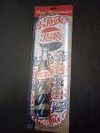 Pepsi-Cola Vintage Thermometer Sign 5.5 x 17.5 Inches
