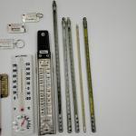 Vintage Old Taylor Thermometer in Metal Tube Case