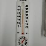 Vintage Old Taylor Thermometer in Metal Tube Case