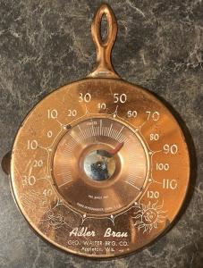 Adler Brau Beer Vintage Advertising Thermometer