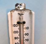 Antique Taylor Temprite Porcelain Temperature Thermometer