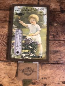1930s Chevrolet Advertising Thermometer from South Wales