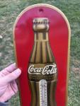 Coca-Cola Vintage Tin Thermometer Sign