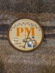 PM Whisky Vintage Advertising Thermometer 9 Inch