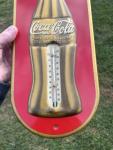 Coca-Cola Vintage Tin Thermometer Sign