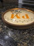 PM Whisky Vintage Advertising Thermometer 9 Inch