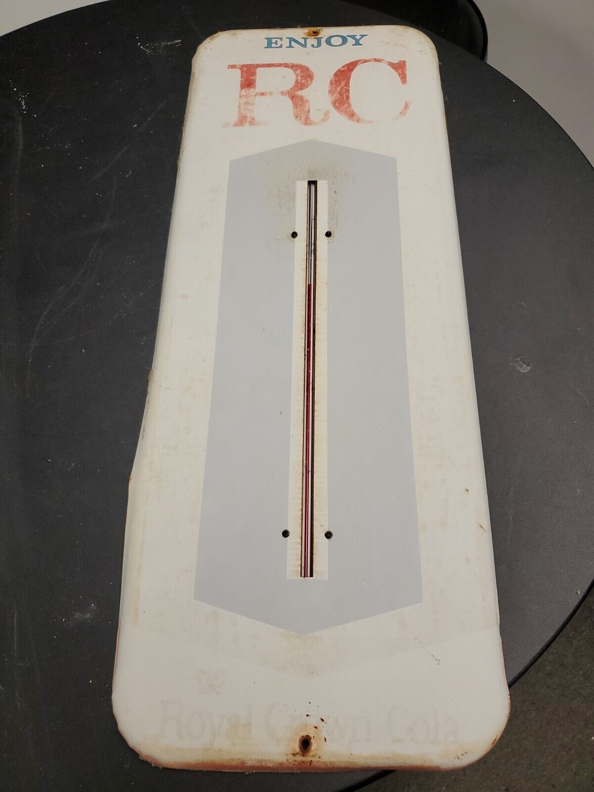 RC Cola Metal Thermometer - Vintage Original