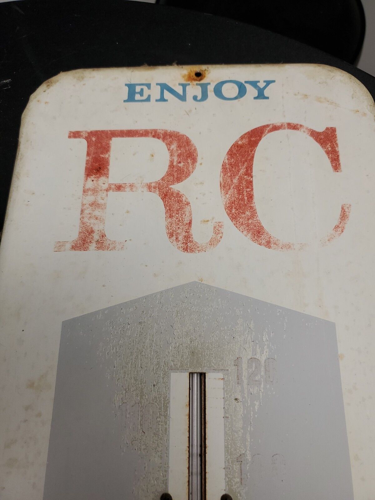 RC Cola Metal Thermometer - Vintage Original