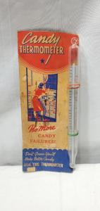 1941 Vintage Candy Thermometer by Ohio Thermometer Co