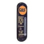 Gulf Vintage Thermometer Metal Wall Sign Decor