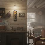 Gulf Vintage Thermometer Metal Wall Sign Decor