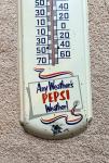Vintage Pepsi-Cola "Any Weather" Thermometer