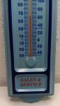 Chevrolet Sales & Service Vintage Thermometer