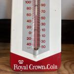 Royal Crown Cola Vintage Metal Advertising Thermometer 13