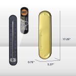 Gulf Vintage Thermometer Metal Wall Sign Decor