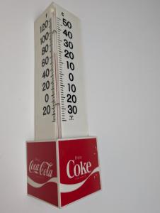 Coca-Cola Vintage Wall Thermometer Advertising Sign