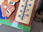 1960s Pabst Beer Fishing Thermometer Sign