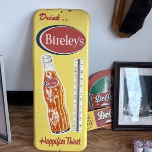 Bireley's Orange Soda Sign Thermometer - 26